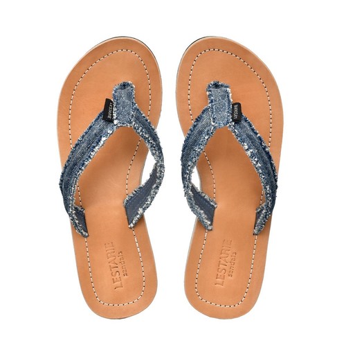 Lestarie damen leder flipflops - lestarie,