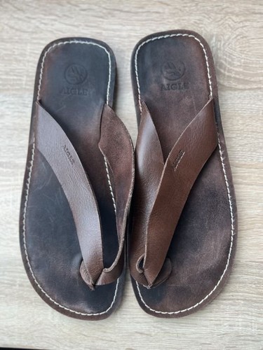 Aigle flip flops brown - flops, 42