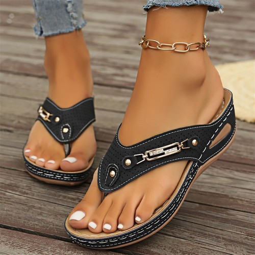 Damen pantoletten sandalen - pantoletten,
